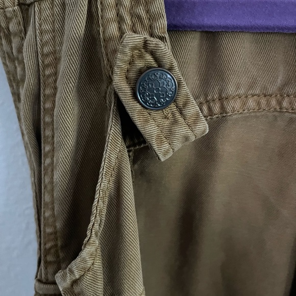 Free People Desert Daylight wrap utility dress medium 100% Tencel Fall Brown - Picture 4 of 15